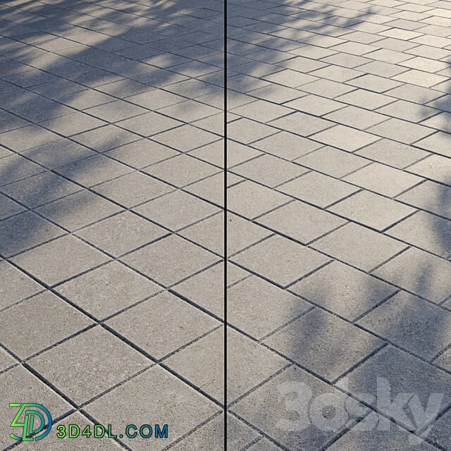 Paving Type 1 Set 9 3D Models