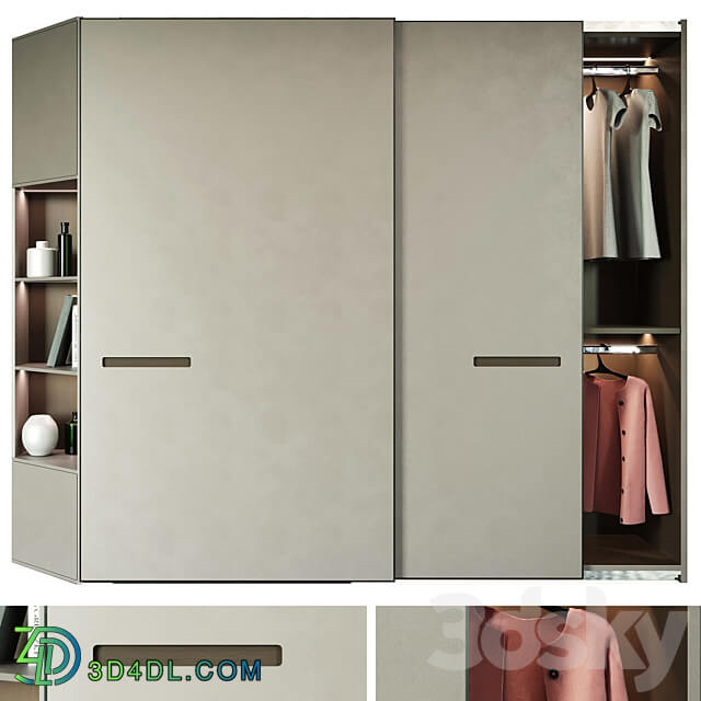 Wardrobe Display cabinets Modern laconic wardrobe 4