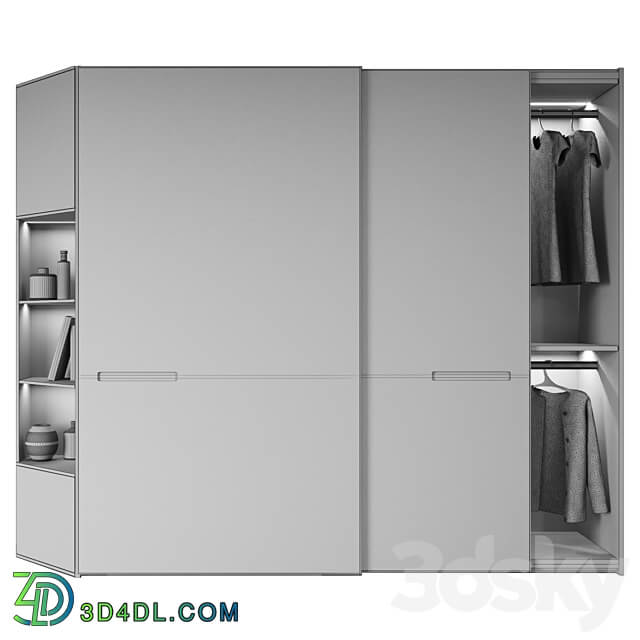 Wardrobe Display cabinets Modern laconic wardrobe 4