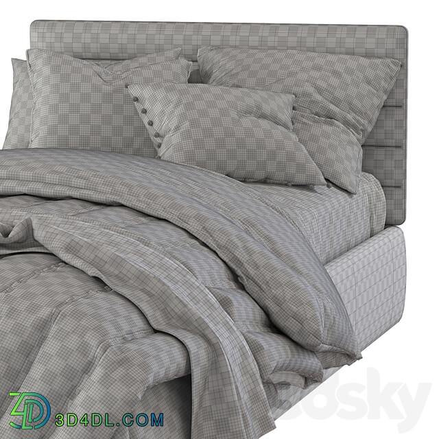 Bed Pfeiffer Upholstered Bed 4