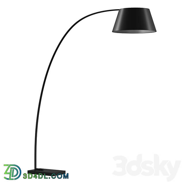 Floor lamp Chop black