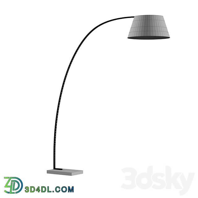 Floor lamp Chop black