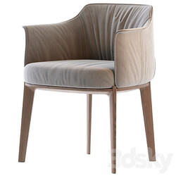 Poltrona Frau Archibald Fabric easy chair 