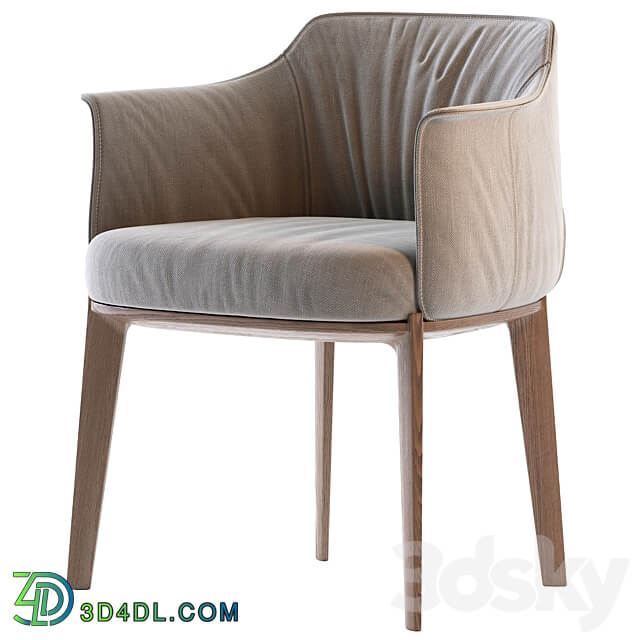 Poltrona Frau Archibald Fabric easy chair