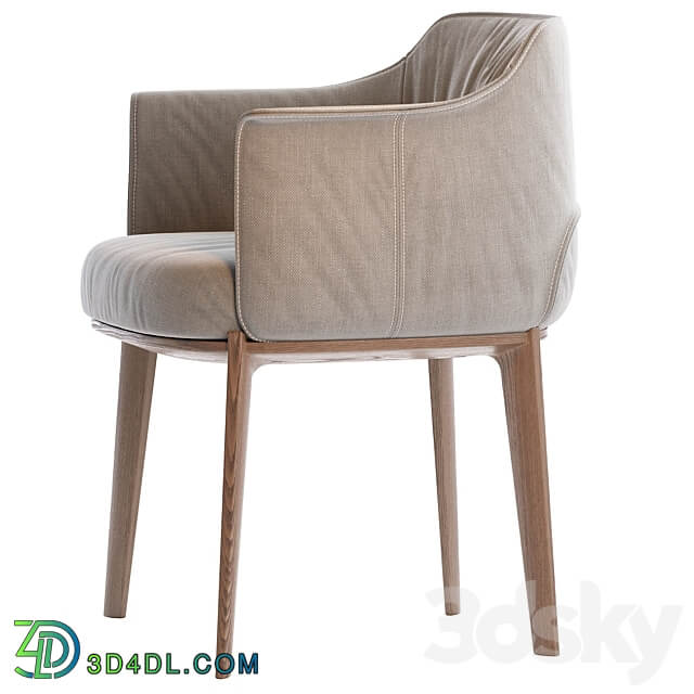 Poltrona Frau Archibald Fabric easy chair