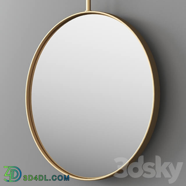 DDL FORMA Round framed wall mounted mirror by DDL Mirror set