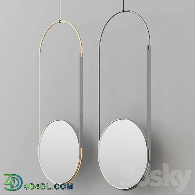 MOBILE MIRROR By Kristina Dam Studio Hanging mirror