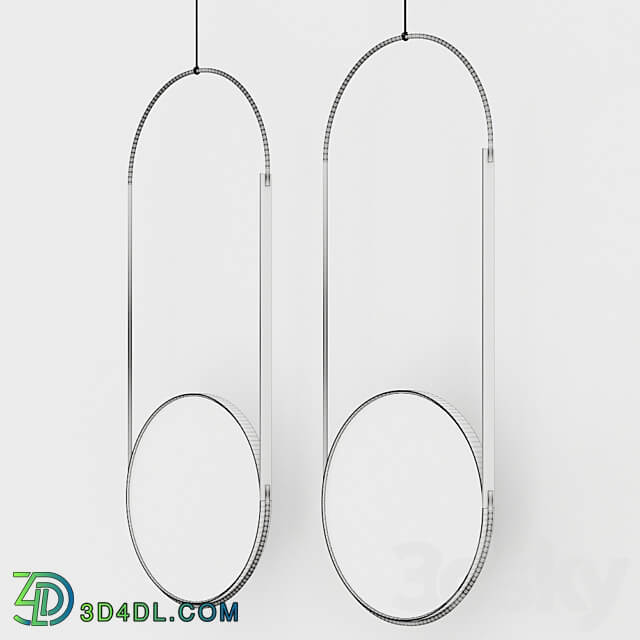 MOBILE MIRROR By Kristina Dam Studio Hanging mirror