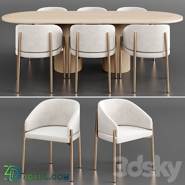 Table Chair Dinning set 12