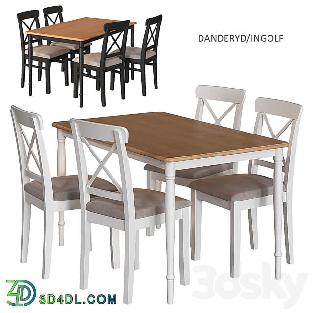 Table Chair DANDERYD INGOLF Ikea table and chair
