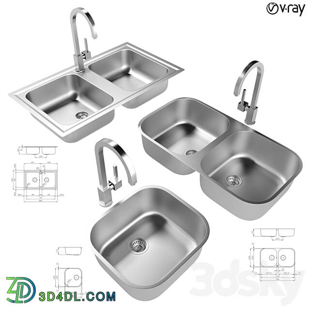 Collection of kitchen sinks 09