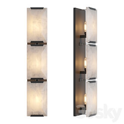 Rh Harlow Calcite Linear Sconce 
