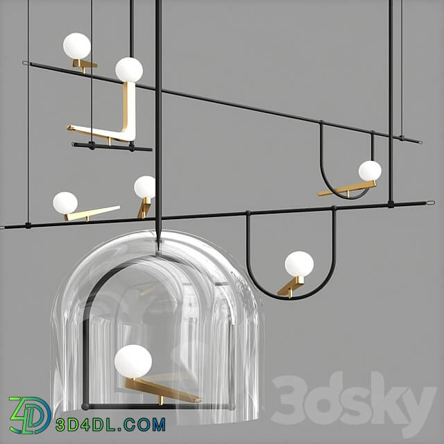 Pendant light Yanzi Suspension