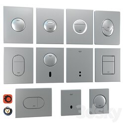 Bathroom accessories Grohe flush plates for installation 