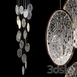 Pendant light Pendant lamp Vargov Design Stained Glass 