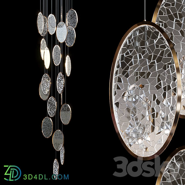 Pendant light Pendant lamp Vargov Design Stained Glass