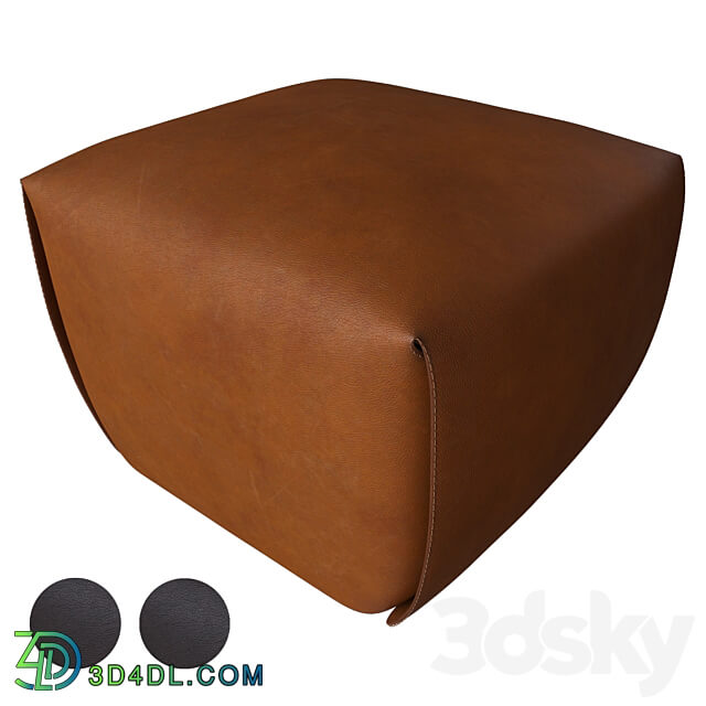 BAO NATURAL LEATHER OTTOMAN BY VIOLA TONUCCI