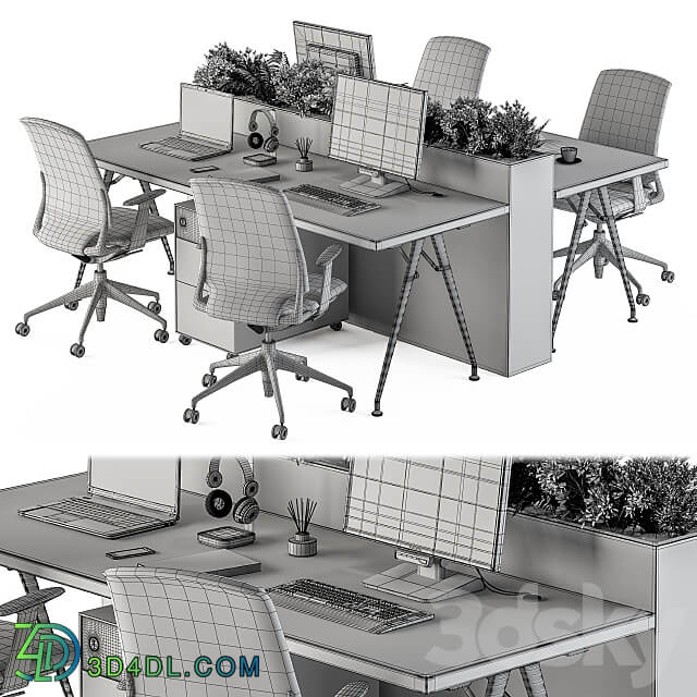 Office Furniture employee Set 29