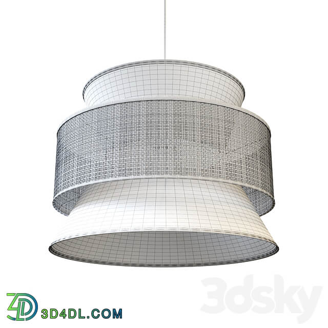 Pendant light Raffia lampshade Dolkie