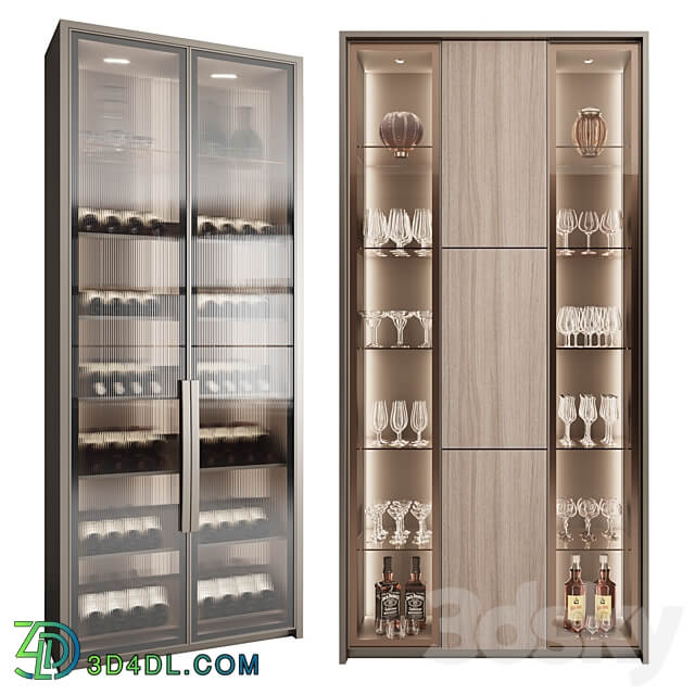 Wardrobe Display cabinets Сupboard with dishes My Design 19