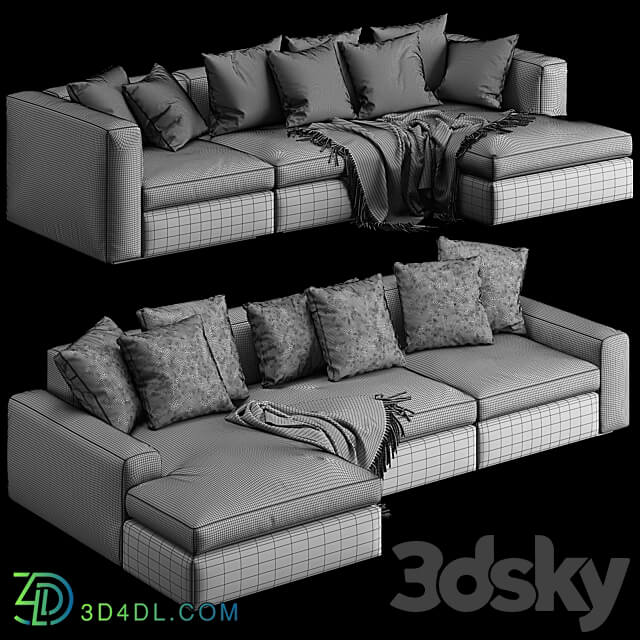 Poliform Dune corner sofa