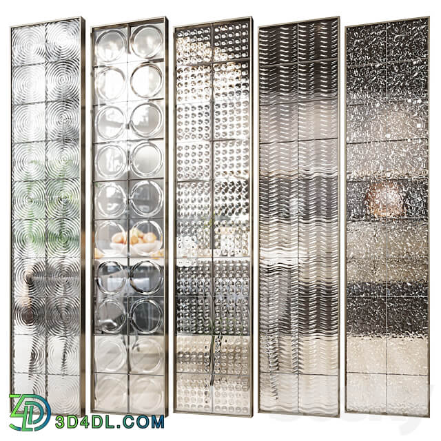 Other decorative objects Glass block partition 5