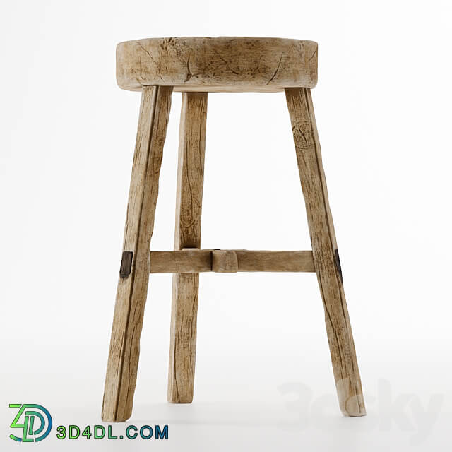 Vintage wooden stool