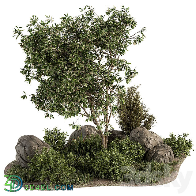 Garden set Tree and Bush Garden Set 17