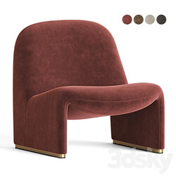 Boucle Alky Lounge Chair Giancarlo Piretti 