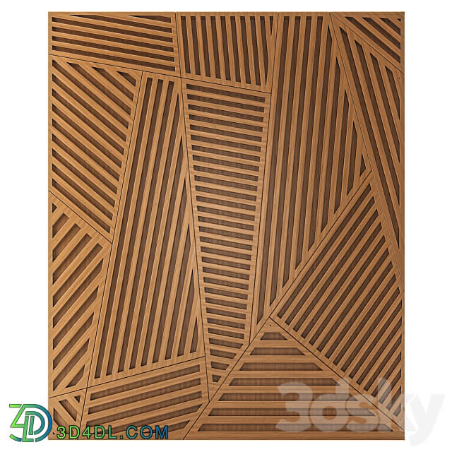 Other decorative objects Wall panel made of components
