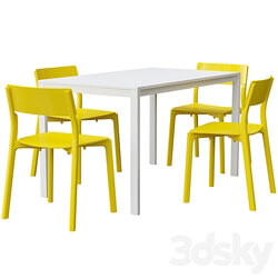 Table Chair Melltorp Janinge Ikea 