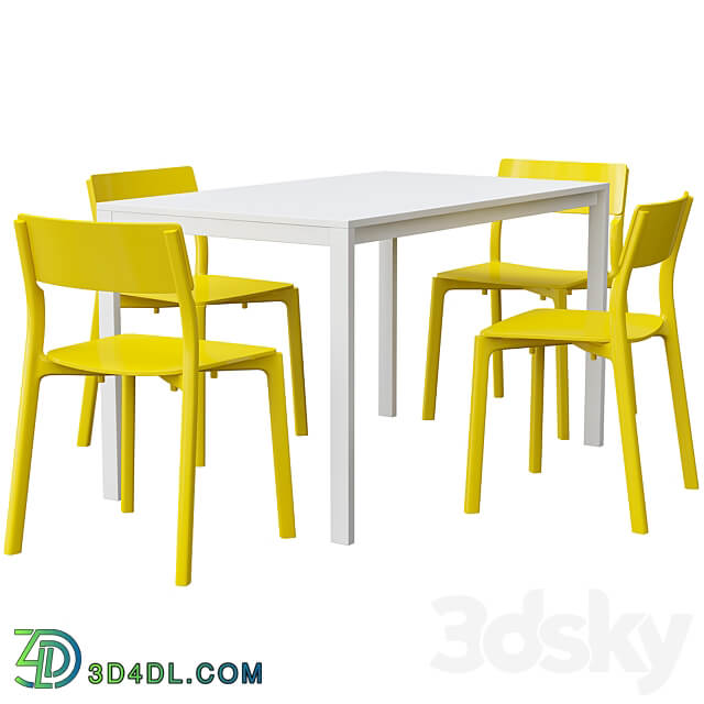 Table Chair Melltorp Janinge Ikea