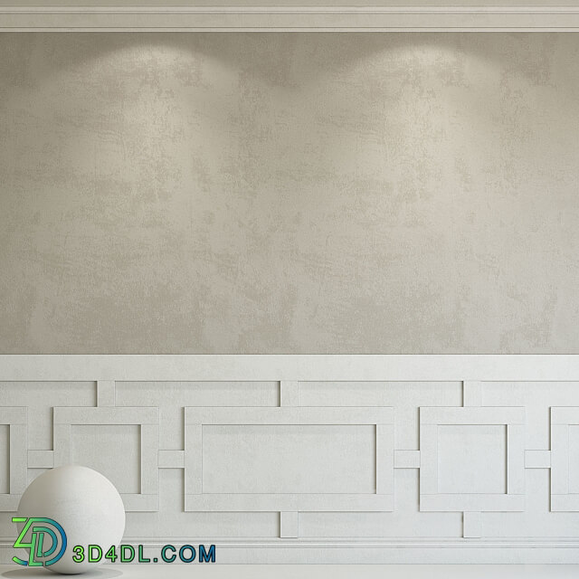 Stone Decorative plaster with molding 191