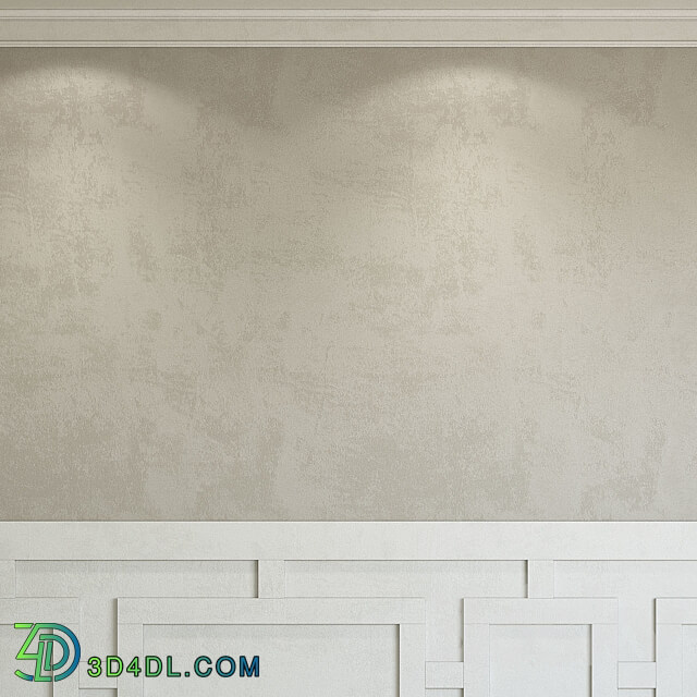 Stone Decorative plaster with molding 191