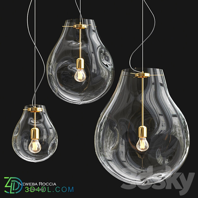 Pendant light Neweba roccia pendants