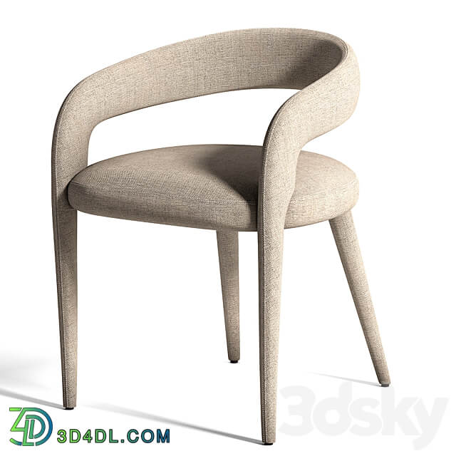 LISETTE GRAY DINING CHAIR