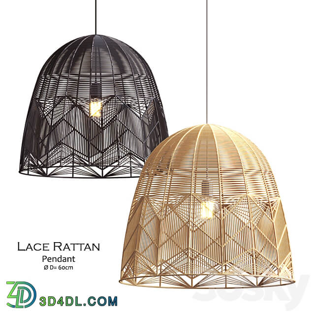 Pendant light Lace Rattan Pendant