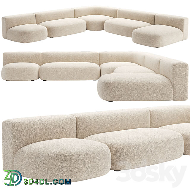 Litos Sofa Cappellini 3D Models