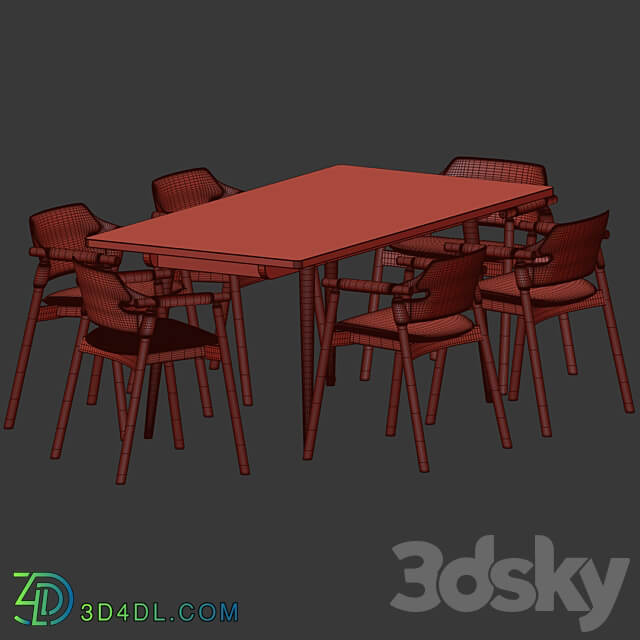 Table Chair Dining Set 119