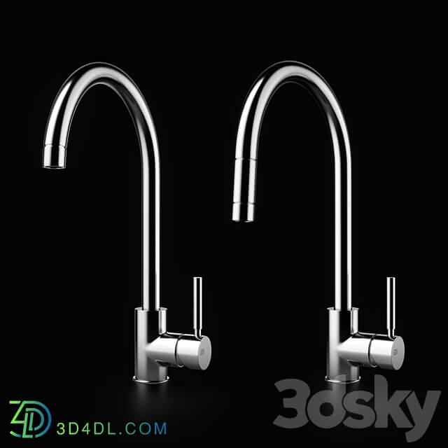 Gessi Neutron Kitchen Tapware Collection Faucet 3D Models