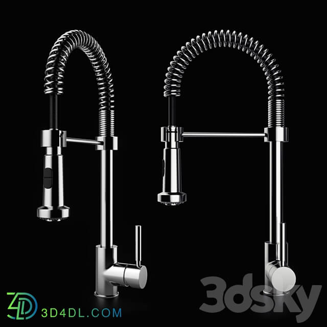 Gessi Neutron Kitchen Tapware Collection Faucet 3D Models