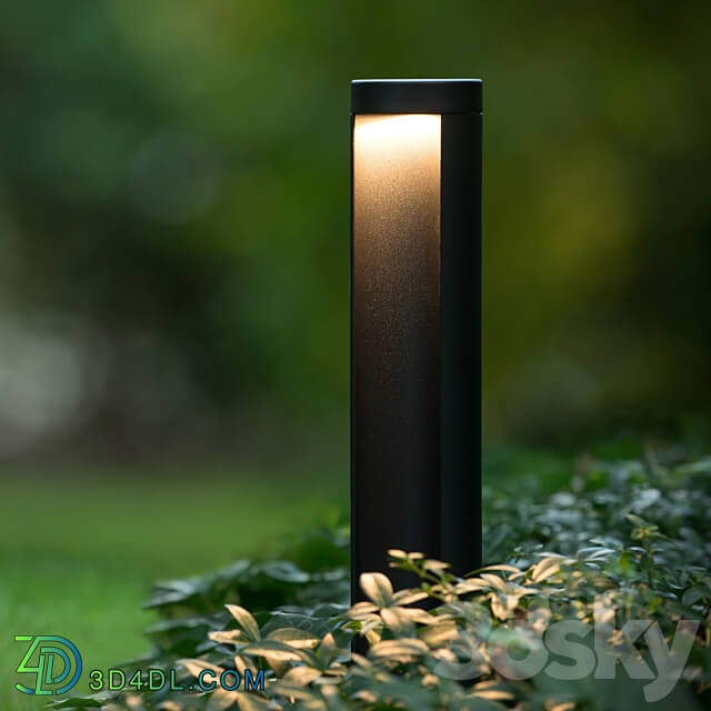 Lucide bollard lights 3D Models