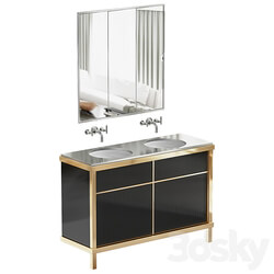 Art Deco Bathroom Vanity 