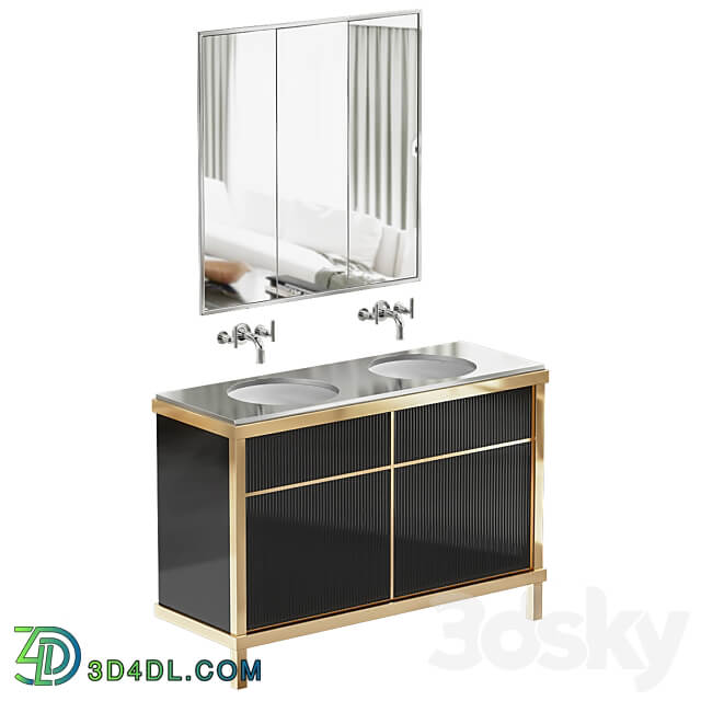 Art Deco Bathroom Vanity