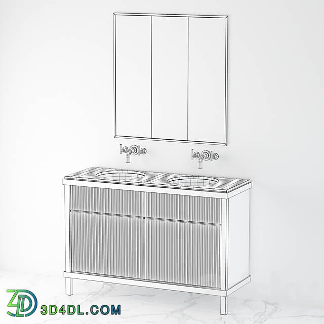 Art Deco Bathroom Vanity