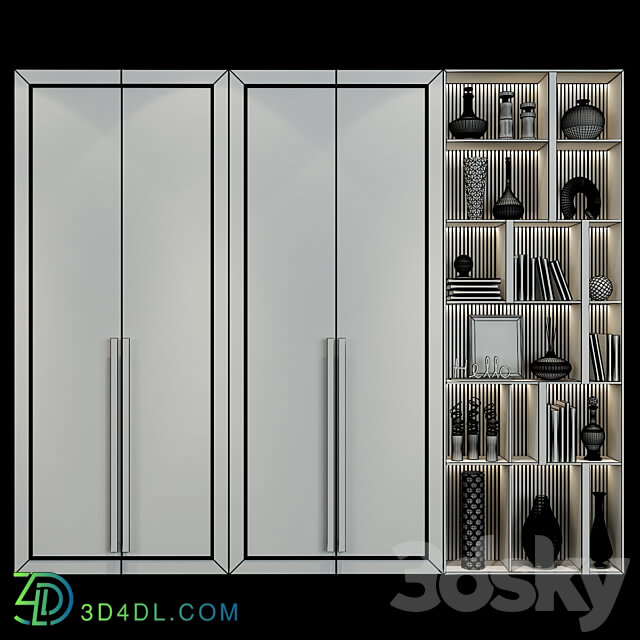 Wardrobe Display cabinets Cabinet Furniture 0388