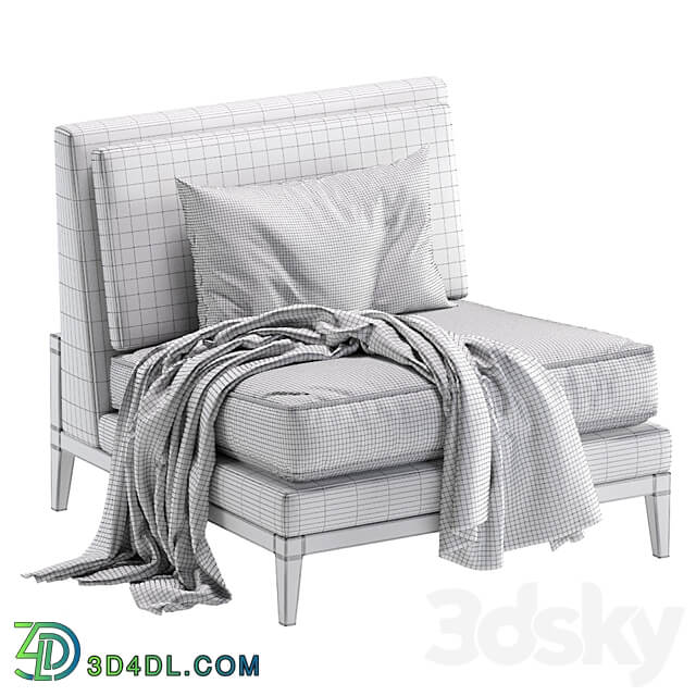 Armchair ATLANTA Cazarina Кресло АТЛАНТА 3D Models