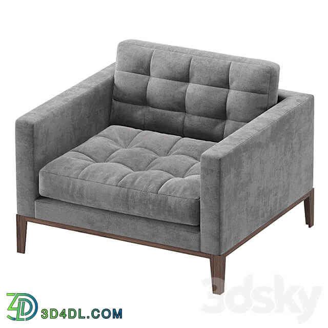 DAVIS Armchair Cazarina Interiors Кресло ДЕЙВИС 3D Models