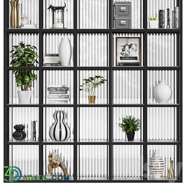 Rack Wardrobe with decor 11