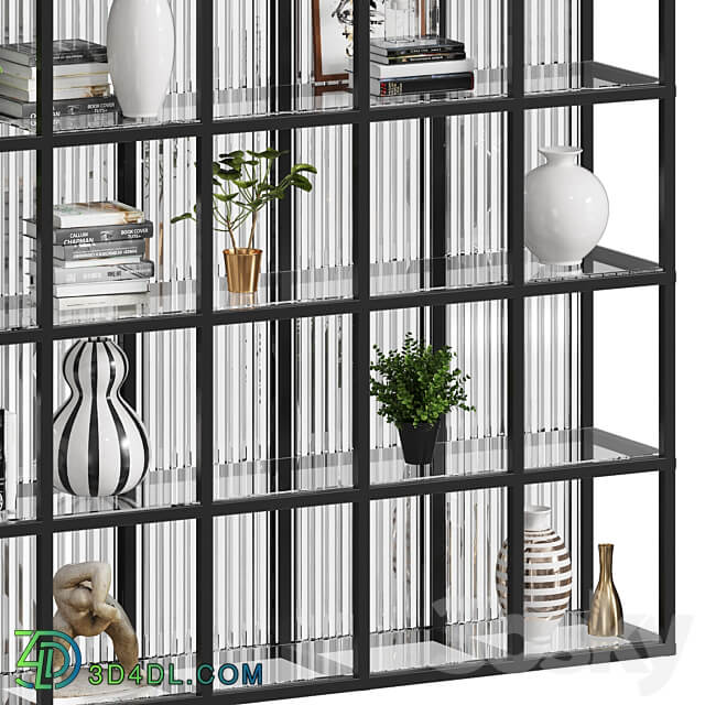 Rack Wardrobe with decor 11